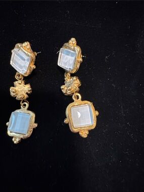 Authentic Susan Shaw Charlotte Deux Tier Earrings